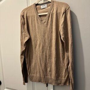 Old Navy Men's Beige V-Neck Sweater